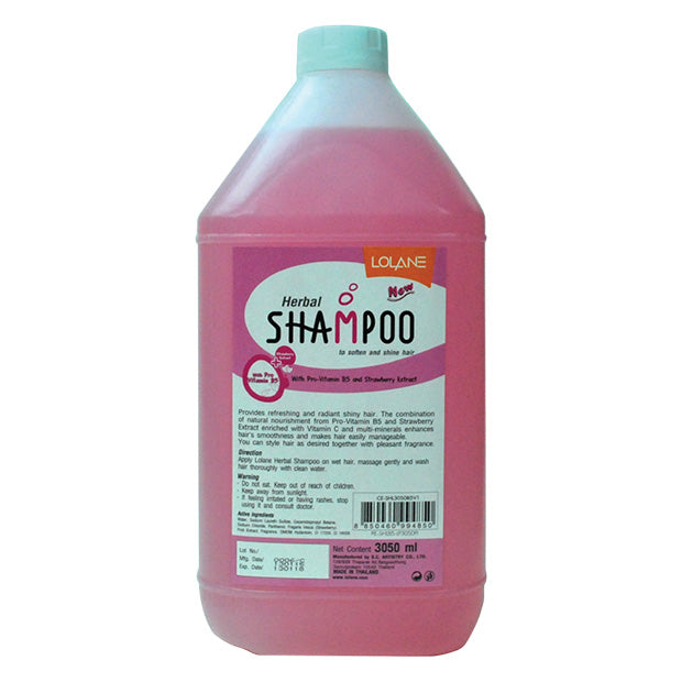 LOLANE HERBAL SHAMPOO WITH PRO-VITAMIN B5 + STRAWBERRY EXTRACT