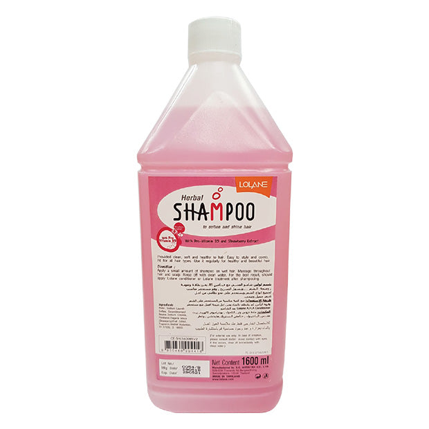 LOLANE HERBAL SHAMPOO WITH PRO-VITAMIN B5 + STRAWBERRY EXTRACT
