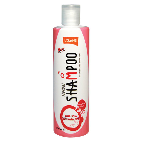 LOLANE HERBAL SHAMPOO WITH PRO-VITAMIN B5 + STRAWBERRY EXTRACT