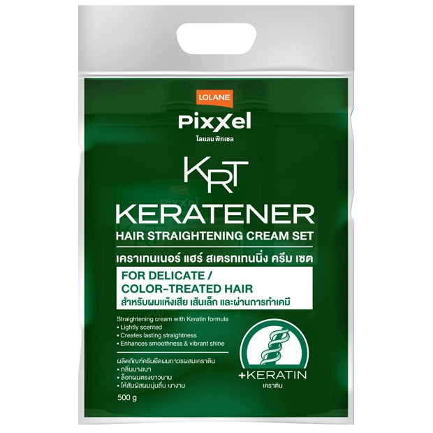 LOLANE PIXXEL KERATINNER HAIR STRAIGHTENING CREAM FOR DELICATE/COLOR - TREATED HAIR