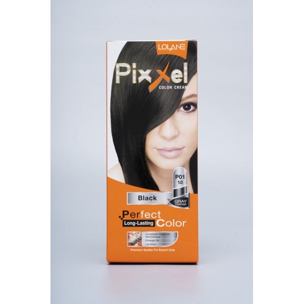 LOLANE PIXXEL COLOR CREAM P01 BLACK 1.0