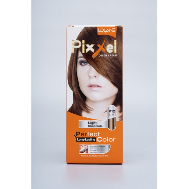 LOLANE PIXXEL COLOR CREAM P12 LIGHT CHOCOLATE 6.34