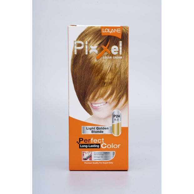 LOLANE PIXXEL COLOR CREAM P24 LIGHT GOLDEN BLONDE 8.3