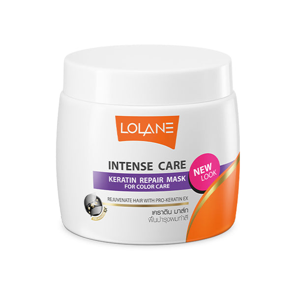 LOLANE INTENSE CARE KERATIN REPAIR MASK FOR COLOR CARE