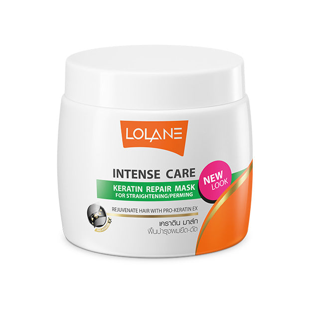 LOLANE INTENSE CARE KERATIN REPAIR MASK FOR STRAIGHTENING/PERMING