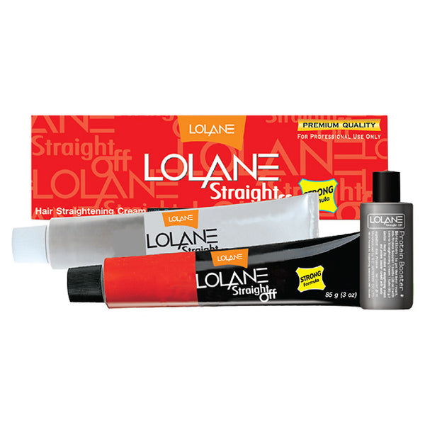 LOLANE STRAIGHT OFF STRONG HAIR STRAIGHTENING CREAM WITH PROTEIN CONDITIONER